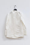 mame kurogouchi linen silk collarless double breasted jacket MM22SS JK016